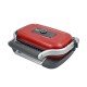 TMPGR003RED GRILL ACABADO RETRO COLOR RED TM ELECTRON 1300W