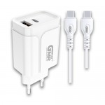 CH2203 CARGADOR USB PD 20W INCLUYE CABLE TIPO C GMR
