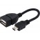 WIR904 ADAPTADOR USB HEMBRA A MINI USB MACHO (OTG) 15cms cable 
