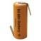 HHR200A Bateria Nimh 1.2v 2000  mah con lengueta soldar. Medidas 43 x 17mm . Compatible con Oral B Braun 3738 , 3762 y otros. 
