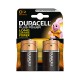 PILA LR20 TIPO D ALCALINA DURACELL PLUS POWER pack 2 unid , canon raee incl