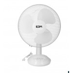 33963 VENTILADOR SOBREMESA 30 CMS 3 VELOCIDADES 35W COLOR BLANCO EDM