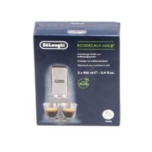 Descalcificador Mini DLSC200 para cafeteras DeLonghi Ecodecalk 5513296011 contiene 2 monodosis 100ml liquido AS00006556