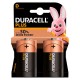 PILA LR20 TIPO D ALCALINA DURACELL PLUS POWER PACK 2 UNID , CANON RAEE INCL