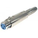 CONECTOR ADAPTADOR 6.3 MONO HEMBRA A CANON HEMBRA