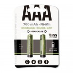 PACK 2 BATERIAS RECARGABLES AAA 700MA - PRECARGADAS
