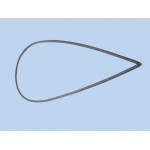 2802580300 09BE0002 ABRAZADERA MUELLE PARA GOMA ESCOTILLA LAVADORA BEKO WML16126P , BLUESKY BLF1006 Y OTRAS. 