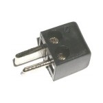 5-0456 CONECTOR PUNTO RAYA NEGRO MACHO ATORNILLAR , unidad  