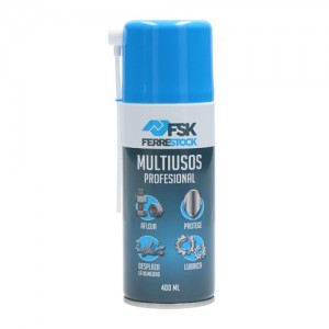 FSKMLP002 SPRAY MULTIUSOS grande 400 ml. Grasa lubricante para todo tipo de superficies, engranajes, etc 
